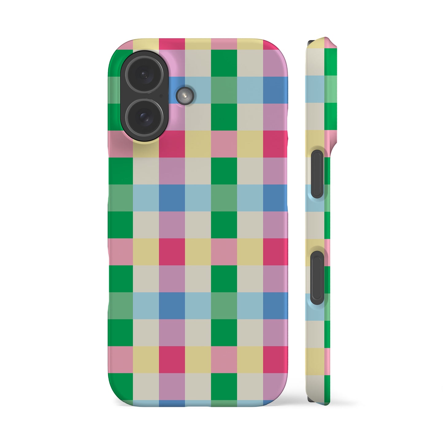 Bright Spring Checkers Phone Case