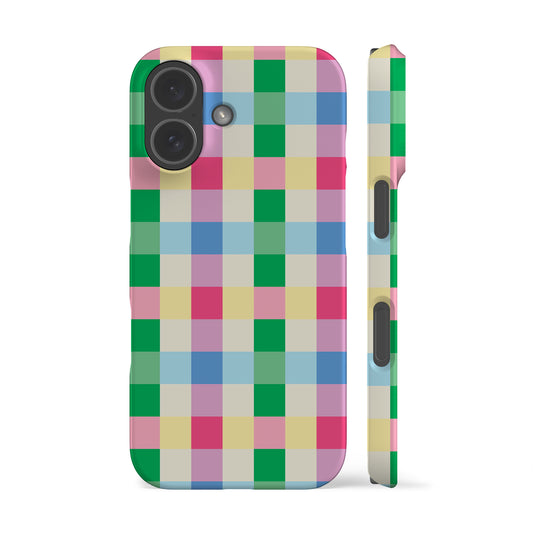 Bright Spring Checkers Phone Case