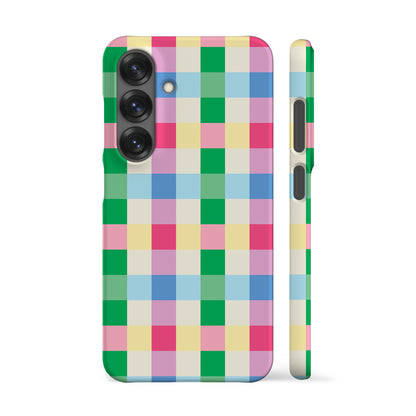 Bright Spring Checkers Phone Case