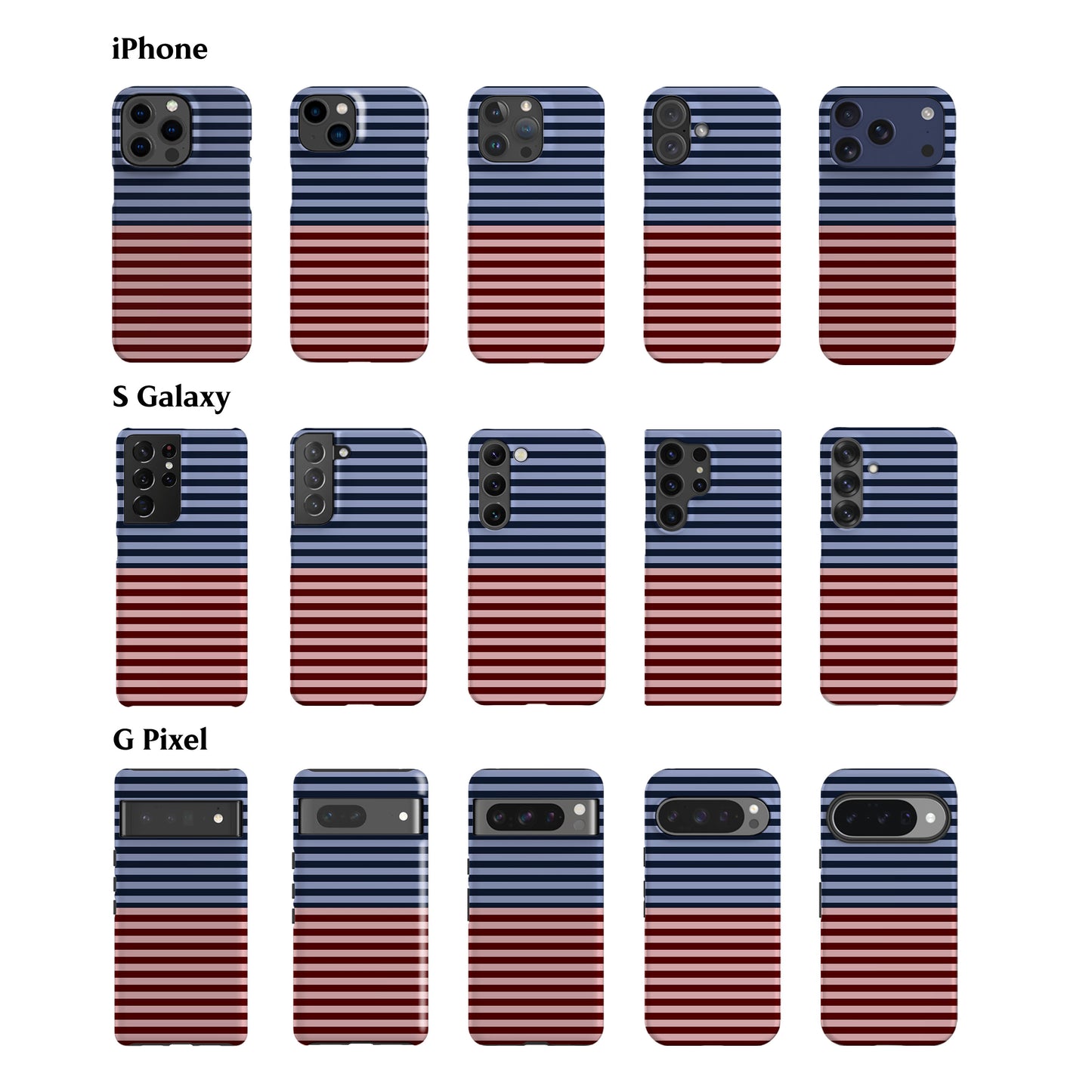 Spring Combo Stripes Phone Case