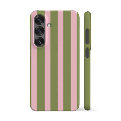 Spring Green Stripes Phone Case