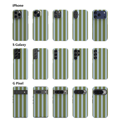 Spring Blue Stripes Phone Case