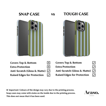 Spring Blue Stripes Phone Case