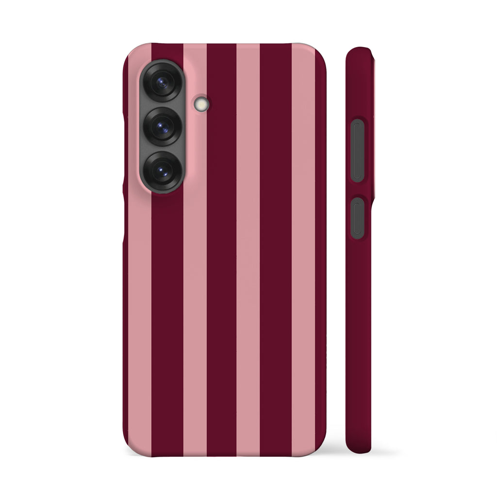 Spring Maroon Stripes Phone Case
