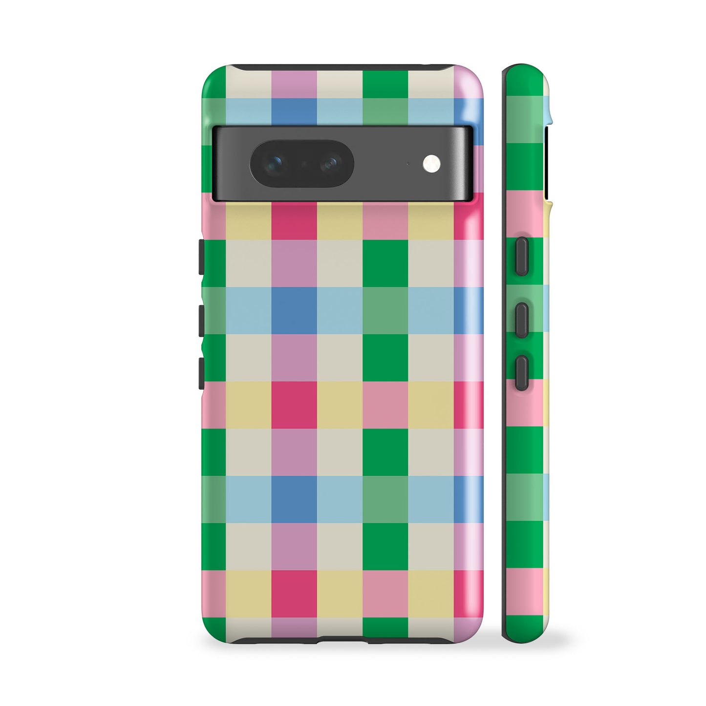 Bright Spring Checkers Phone Case