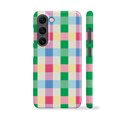 Bright Spring Checkers Phone Case