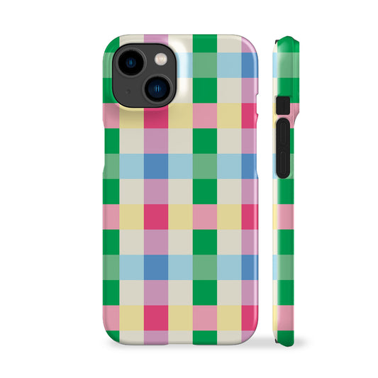 Bright Spring Checkers Phone Case