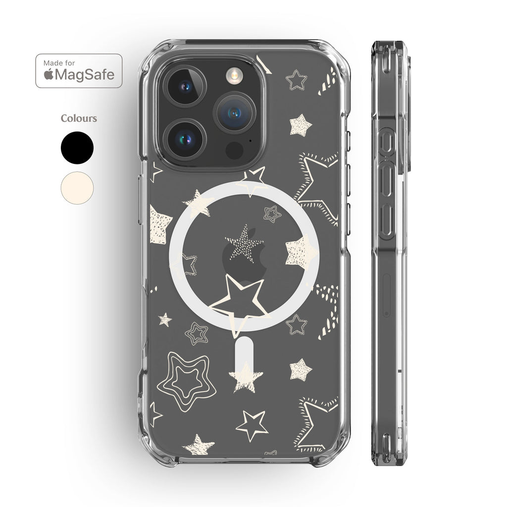 Stars Clear MagSafe iPhone Case