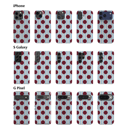Striped Feria Ruby Dots Phone Case
