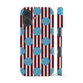 Striped Feria Blue Dots Phone Case
