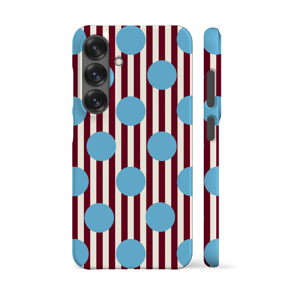 Striped Feria Blue Dots Phone Case