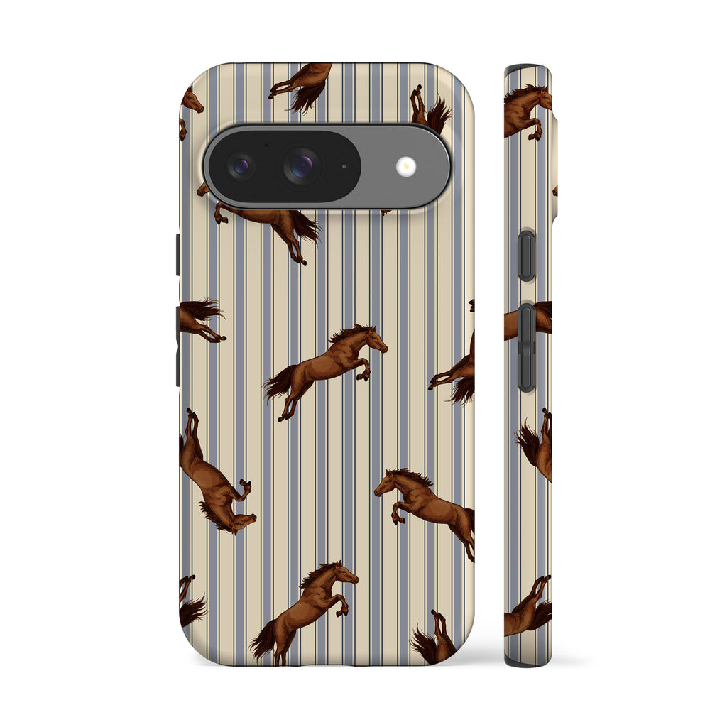 Striped Horses Phone Case