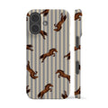Striped Horses Phone Case