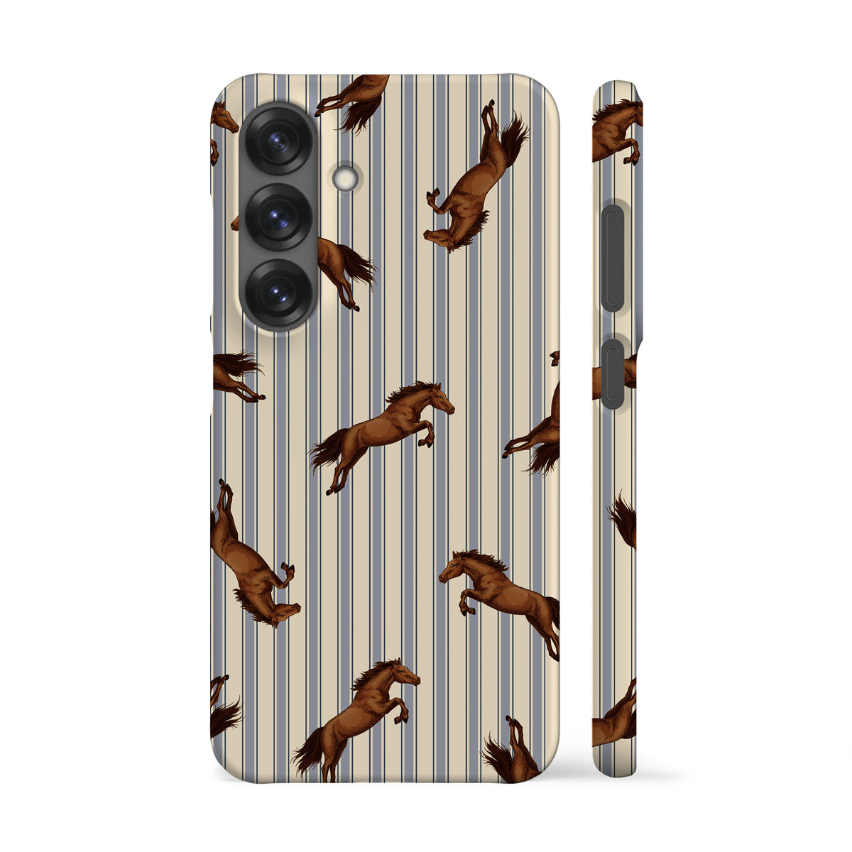 Striped Horses Phone Case