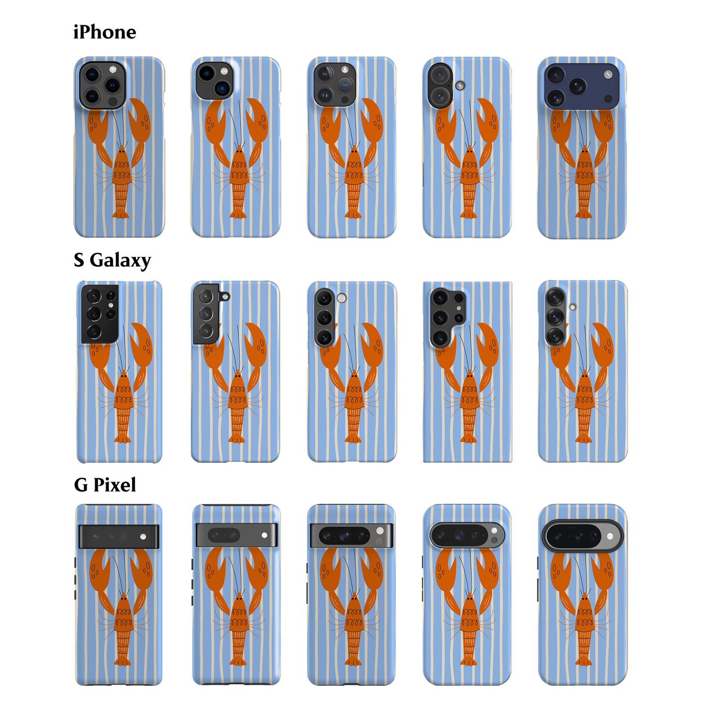 Blue Lobster Phone Case