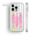 Striped Sardines Clear MagSafe iPhone Case
