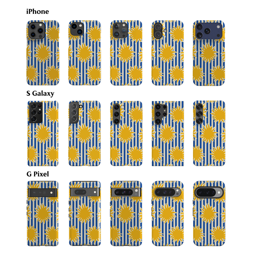 Striped Soles Blue Phone Case