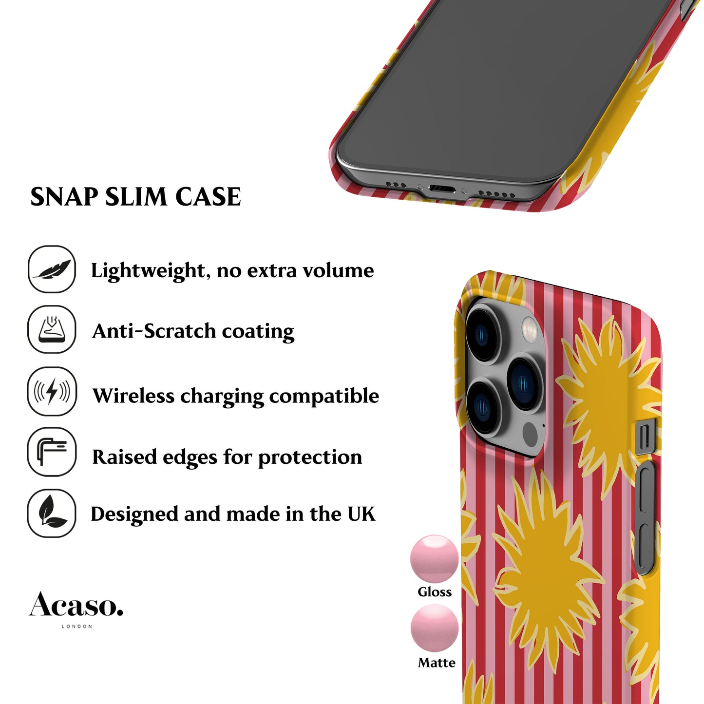 Striped Soles Pink Phone Case