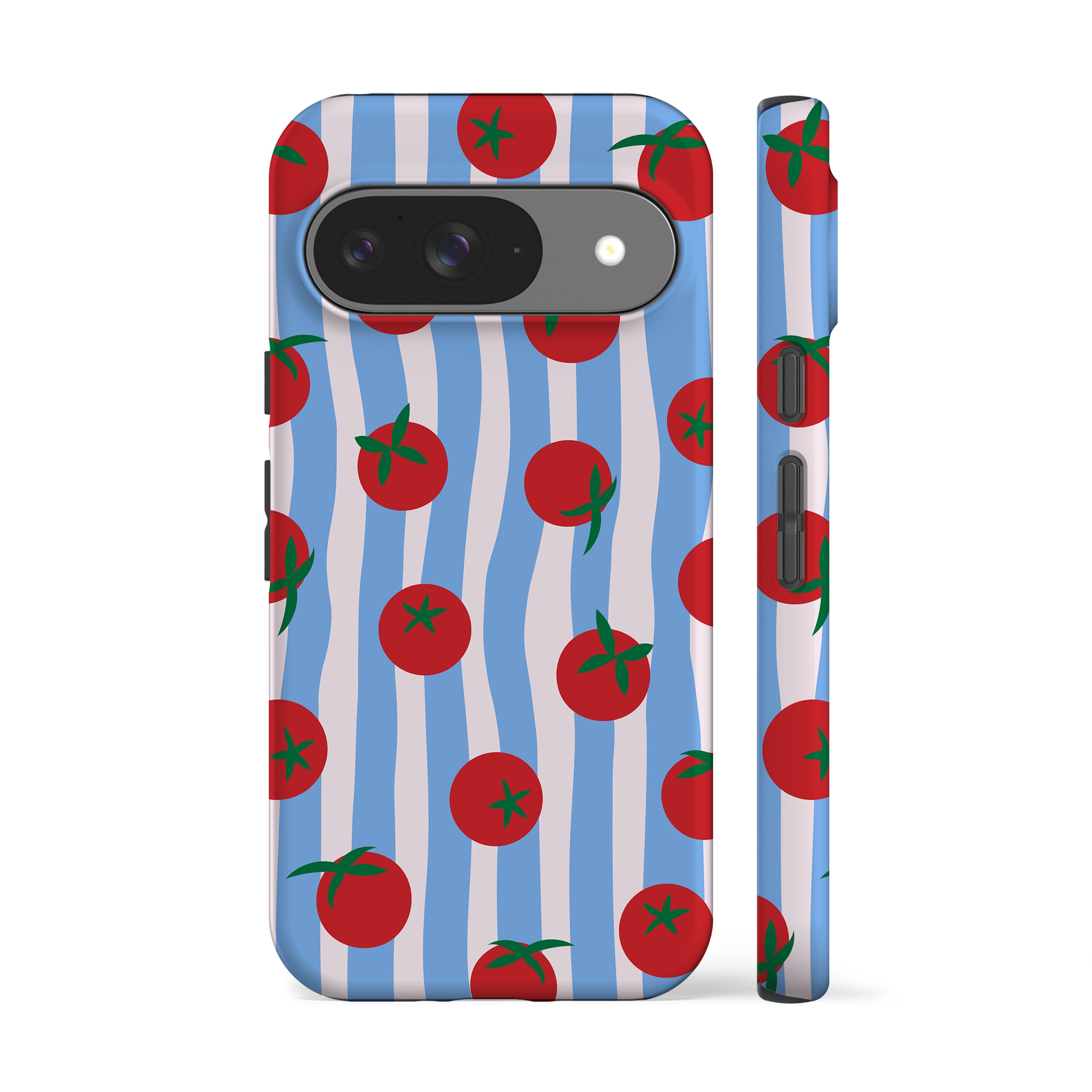 Striped Tomatoes Phone Case