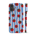 Striped Tomatoes Phone Case