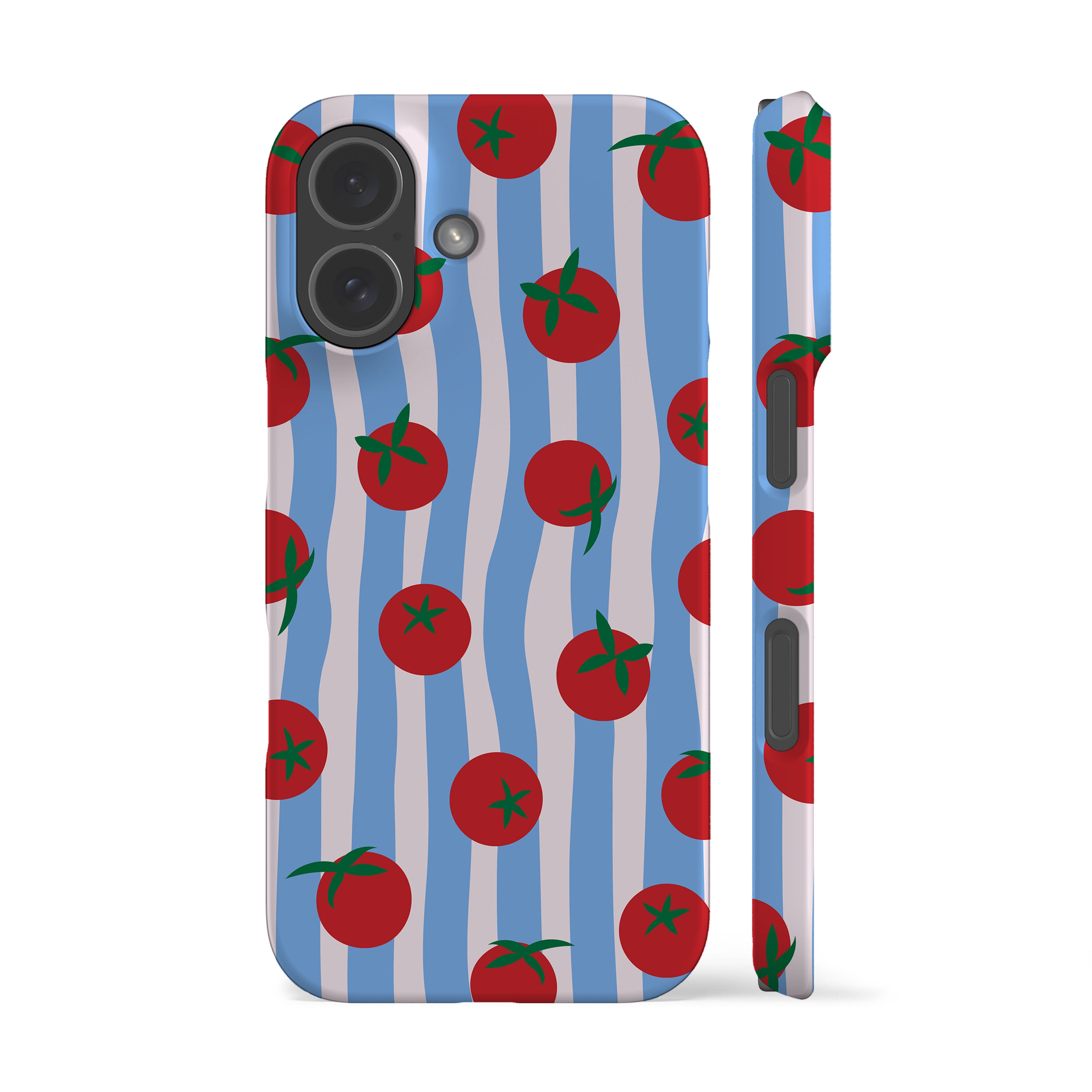Striped Tomatoes Phone Case