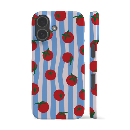 Striped Tomatoes Phone Case