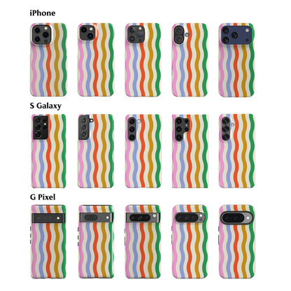 Striped Waves Multi Phone Case