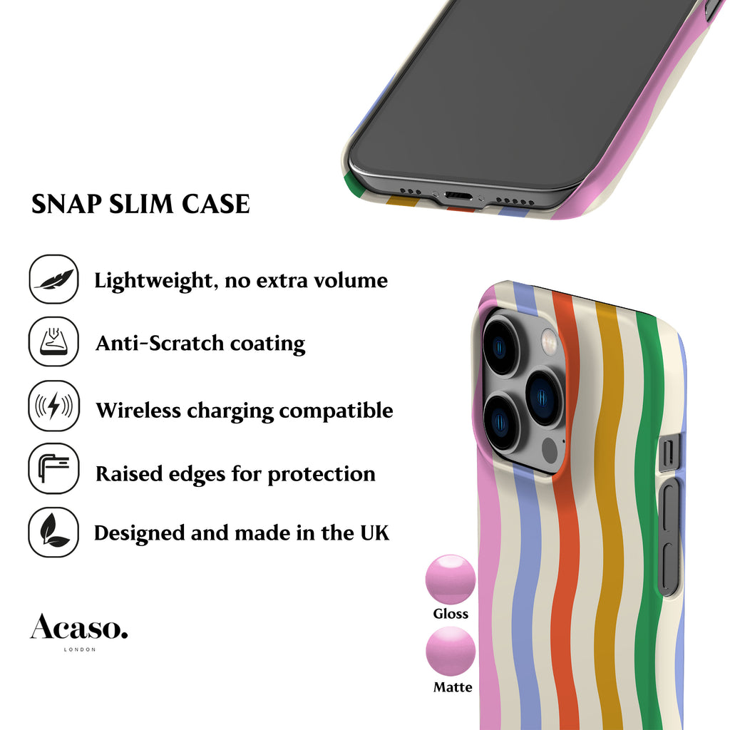 Striped Waves Multi Phone Case