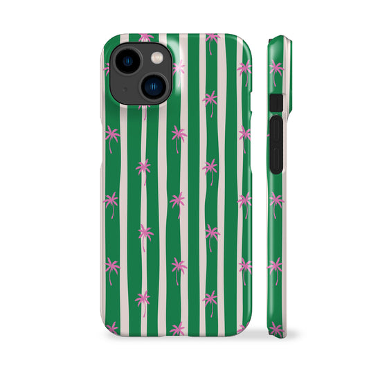 Striped Palm Trees Phone Case
