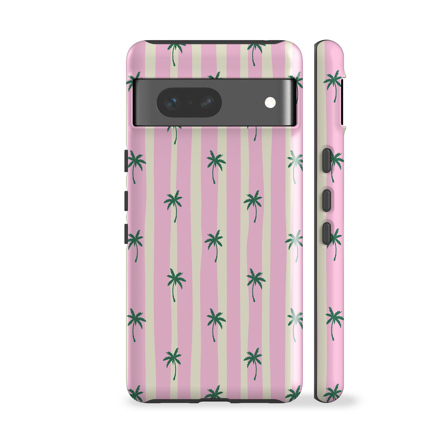 Striped Palm Trees Phone Case