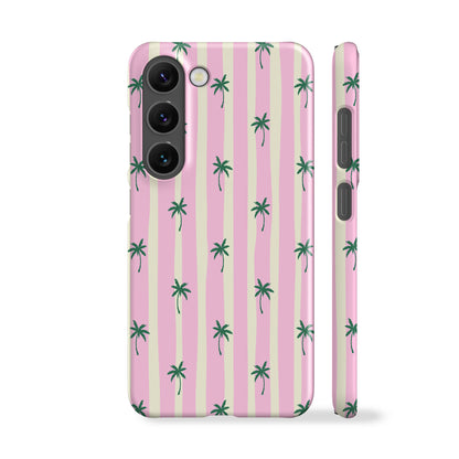 Striped Palm Trees Phone Case