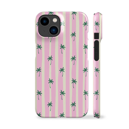 Striped Palm Trees Phone Case