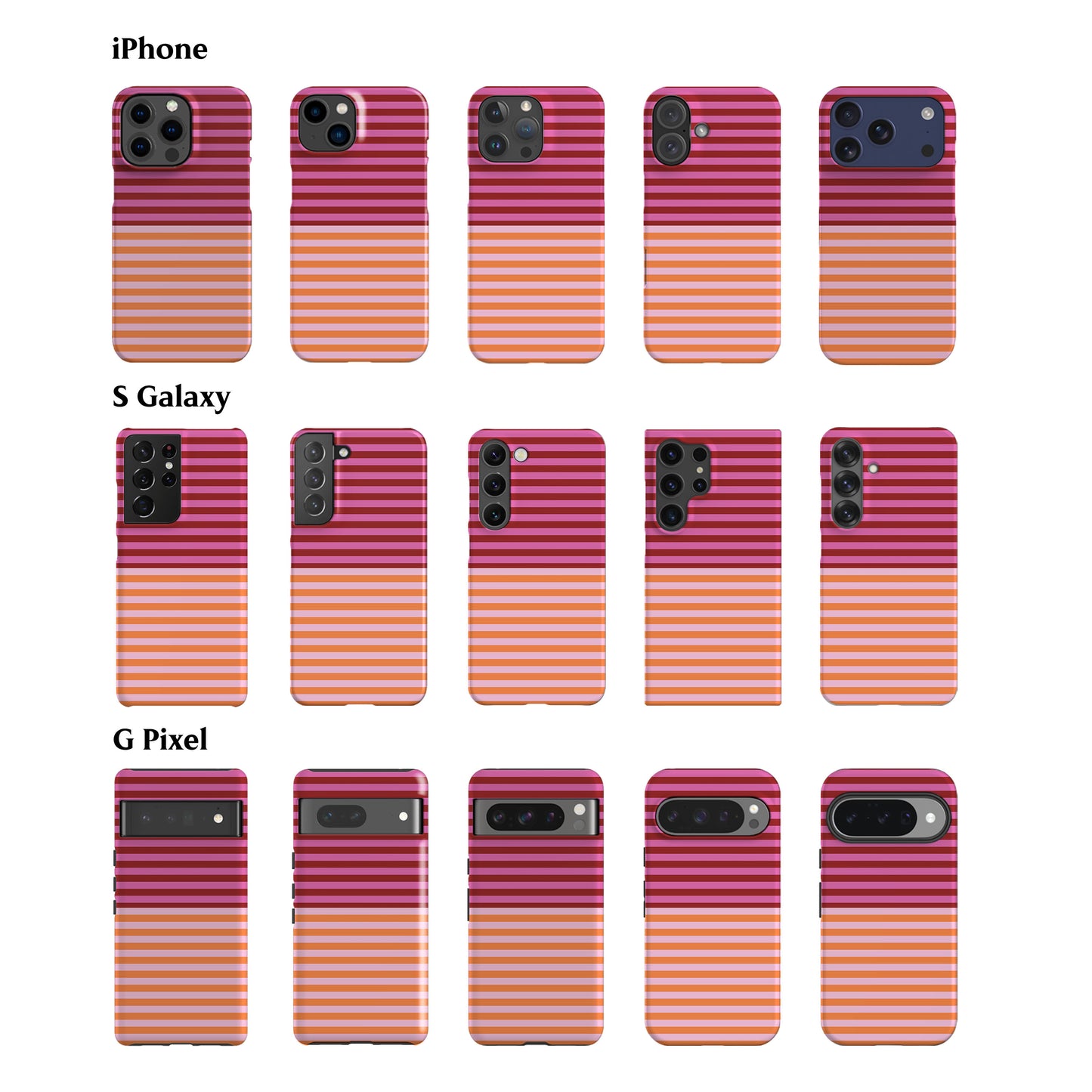 Summer Combo Stripes Phone Case