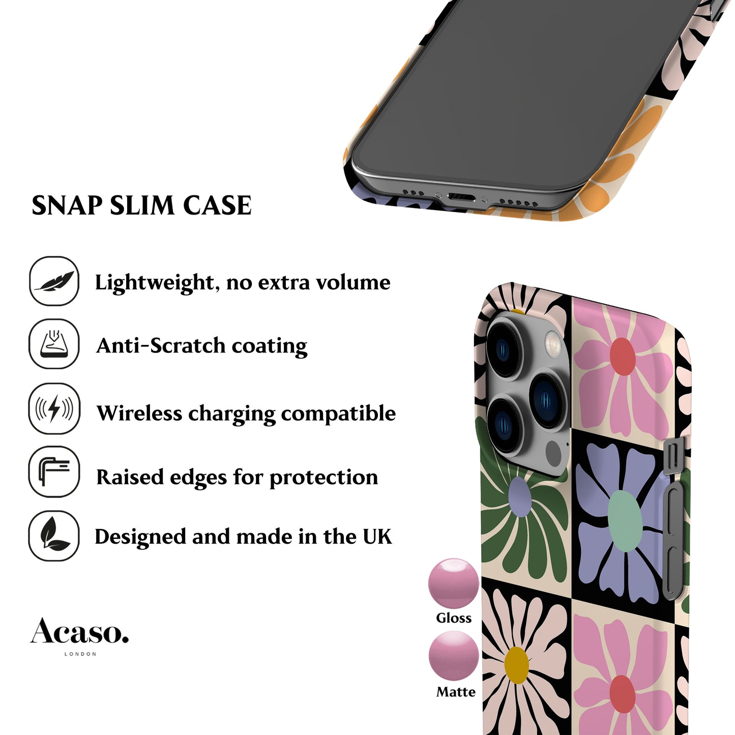 Summer Flowers Bright Phone Case