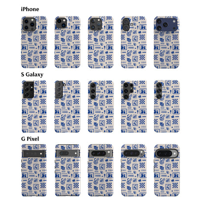 Summer Blue Patches Phone Case