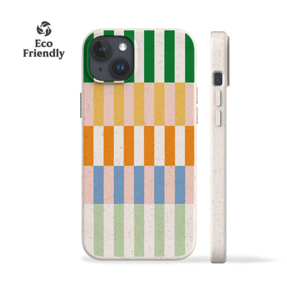 Summer Stripes Eco-Friendly Phone Case