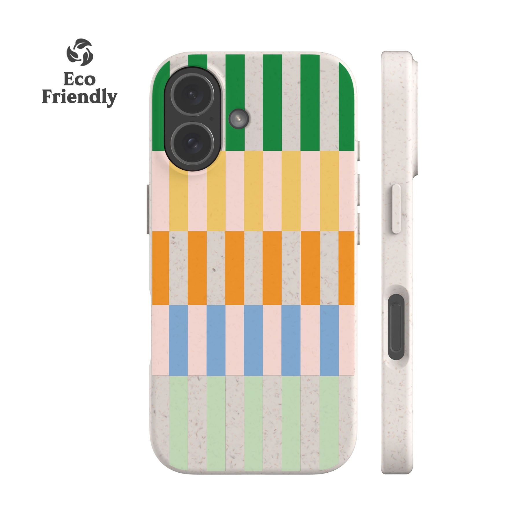 Summer Stripes Eco-Friendly Phone Case