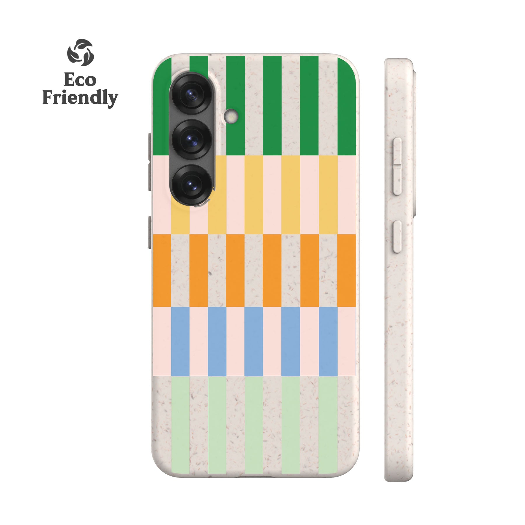 Summer Stripes Eco-Friendly Phone Case