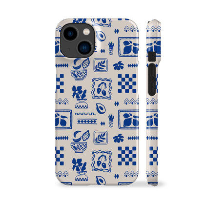 Summer Blue Patches Phone Case