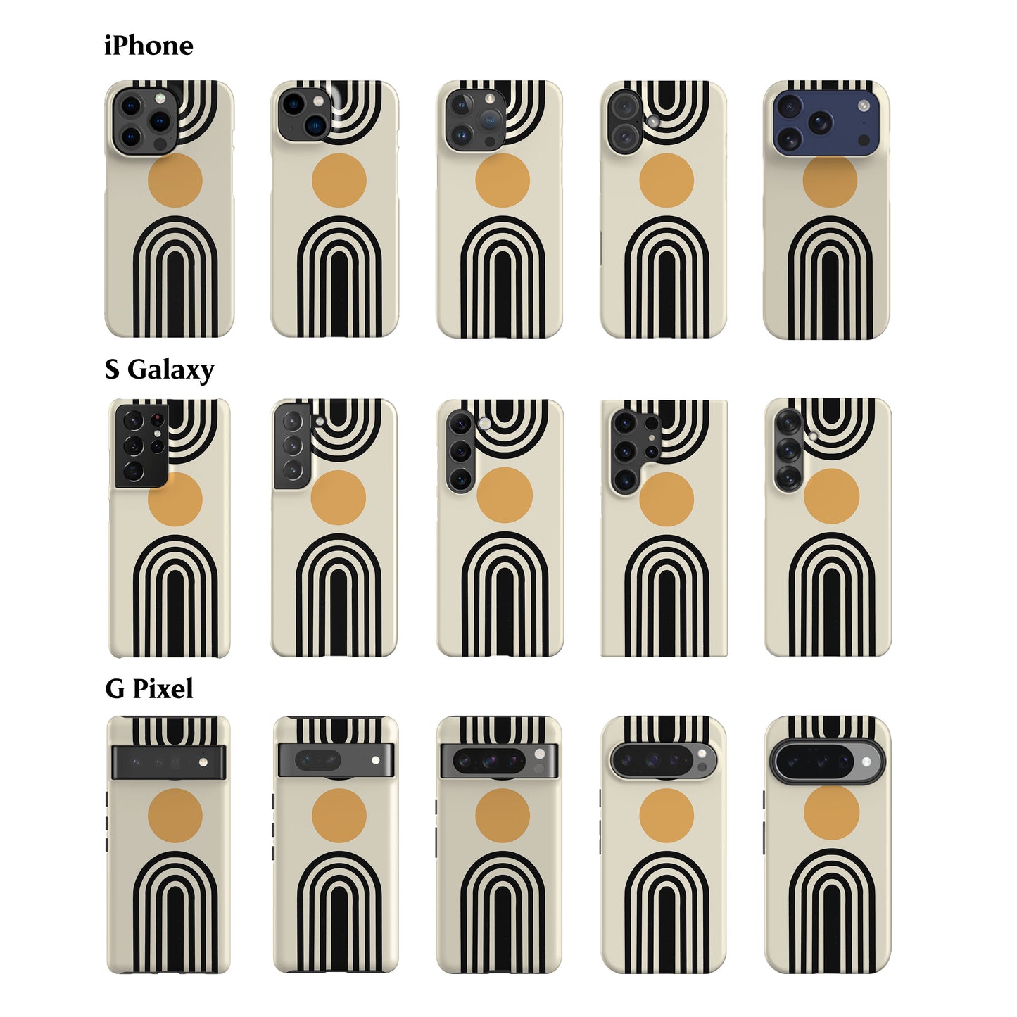 Modern Sunrise Phone Case