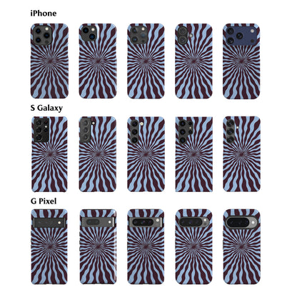 Sunshine Ray Plum Blue Phone Case