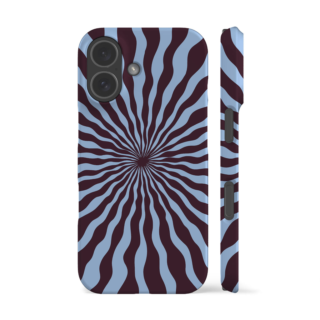 Sunshine Ray Plum Blue Phone Case