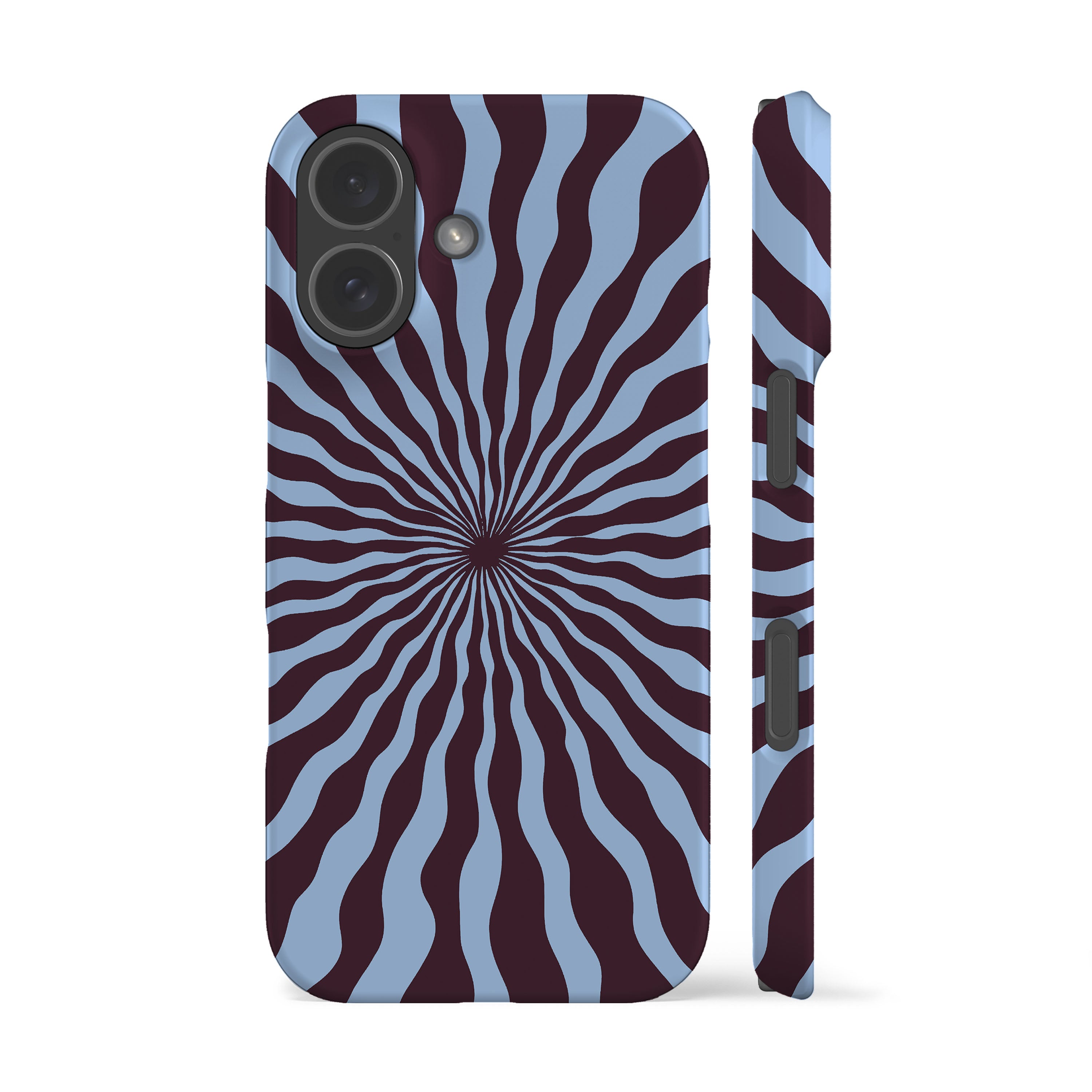 Sunshine Ray Plum Blue Phone Case