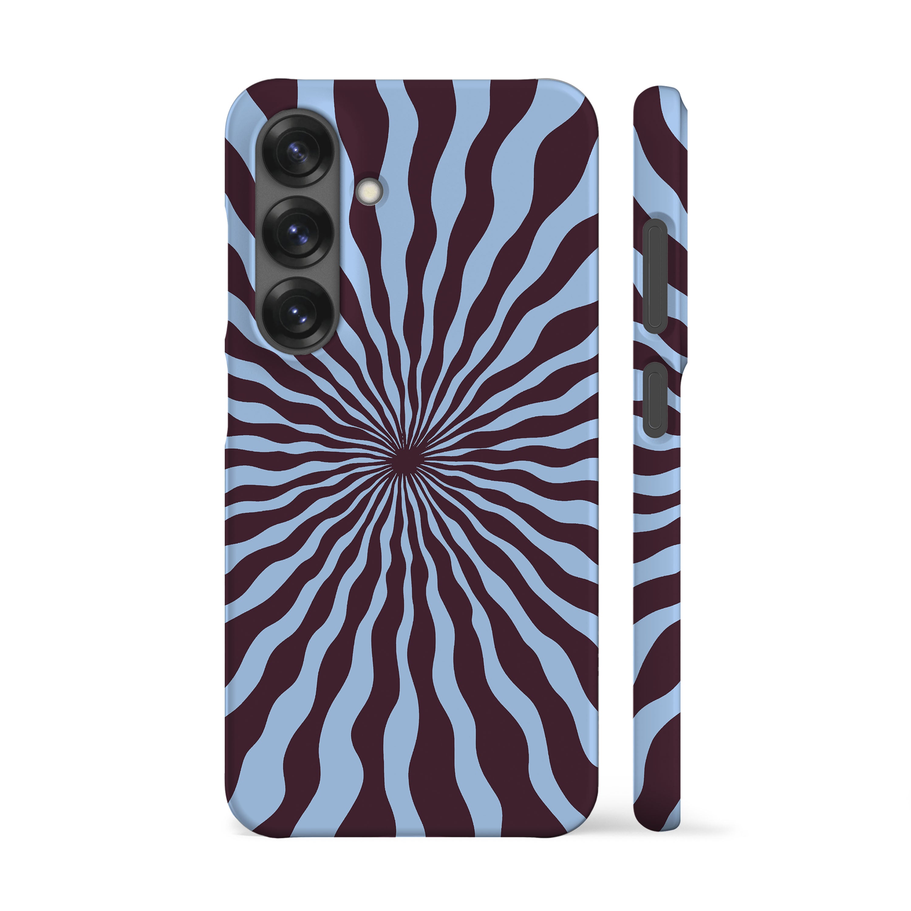 Sunshine Ray Plum Blue Phone Case