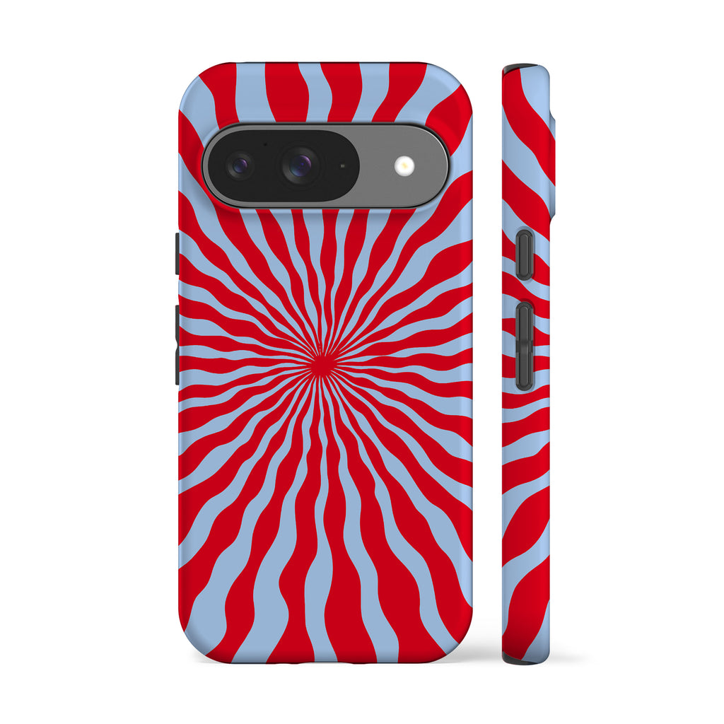 Sunshine Ray Blue Red Phone Case