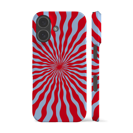 Sunshine Ray Blue Red Phone Case