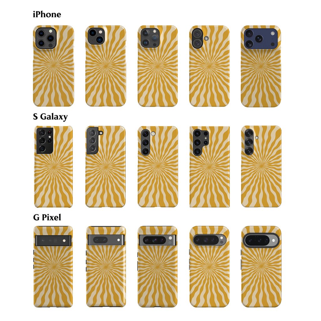 Sunshine Ray Yellow Phone Case