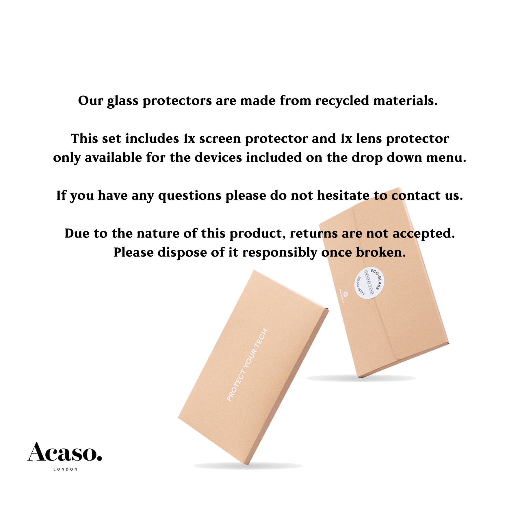 iPhone Screen & Lens Protector