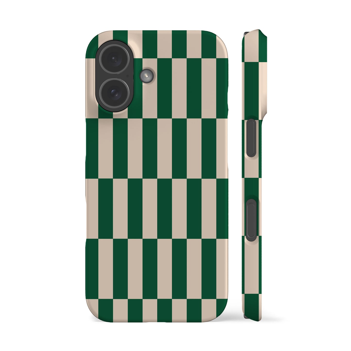 Tile Checkers Green Phone Case