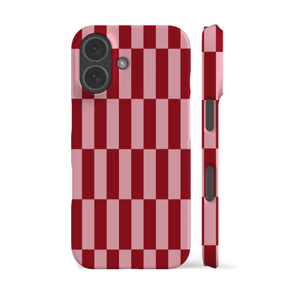 Tile Checkers Pink Phone Case